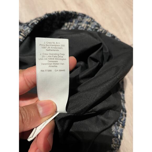 J.Crew - Tweed shift dress / 4 / blue - Picture 8 of 9